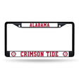 NCAA Alabama Crimson Tide Black Chrome License Plate Frame Fan Gear NCAA Alabama Crimson Tide