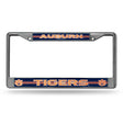 NCAA Auburn Tigers Chrome Glitter License Plate Frame Fan Gear NCAA Auburn Tigers