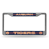 NCAA Auburn Tigers Chrome Glitter License Plate Frame Fan Gear NCAA Auburn Tigers