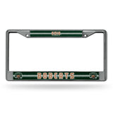 NCAA Ohio Bobcats Chrome Glitter License Plate Frame Fan Gear NCAA Ohio Bobcats