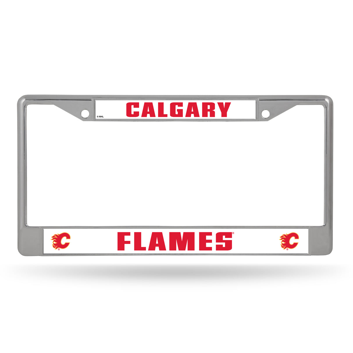 NHL Calgary Flames Chrome License Plate Frame Fan Gear NHL Calgary Flames