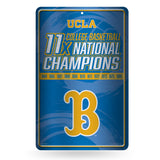 NCAA UCLA Bruins Large Metal Sign Fan Gear NCAA UCLA Bruins