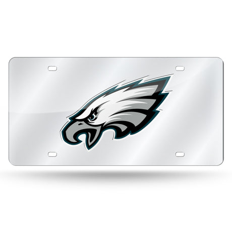 NFL Philadelphia Eagles Laser Cut Silver License Plate Tag Fan Gear NFL Philadelphia Eagles