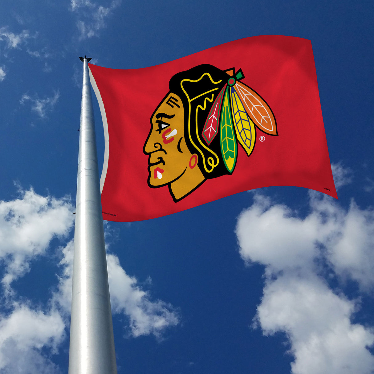 NHL Chicago Blackhawks 3x5 Banner Flag Fan Gear NHL Chicago Blackhawks