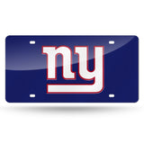 NFL New York Giants Laser Cut License Plate Tag Fan Gear NFL New York Giants
