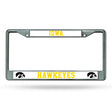 NCAA Iowa Hawkeyes Chrome License Plate Frame Fan Gear NCAA Iowa Hawkeyes