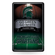 NCAA Michigan State Spartans Large Metal Sign Fan Gear NCAA Michigan State Spartans