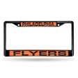 NHL Philadelphia Flyers Black Chrome Laser Cut License Plate Frame Fan Gear NHL Philadelphia Flyers