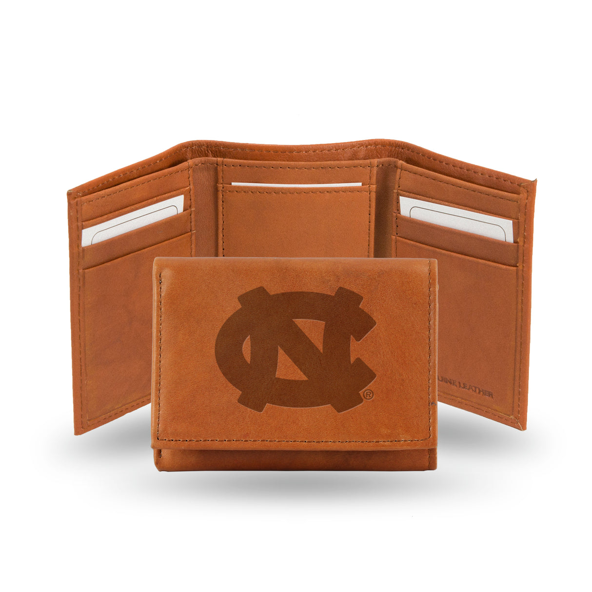 NCAA North Carolina Tar Heels Embossed Tri-Fold Wallet Fan Gear NCAA North Carolina Tar Heels