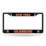 NHL New York Islanders Black Chrome License Plate Frame Fan Gear NHL New York Islanders