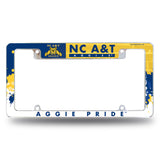 NCAA North Carolina A&T Aggies All Over Chrome Frame Fan Gear NCAA North Carolina A&T Aggies