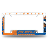 NCAA Wisconsin-Platteville Pioneers All Over Chrome Frame Fan Gear NCAA Wisconsin-Platteville Pioneers