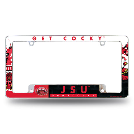 NCAA Jacksonville State Gamecocks All Over Chrome Frame Fan Gear NCAA Jacksonville State Gamecocks