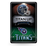 NFL Tennessee Titans Large Metal Sign Fan Gear NFL Tennessee Titans