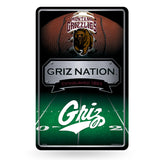 NCAA Montana Grizzlies Large Metal Sign Fan Gear NCAA Montana Grizzlies