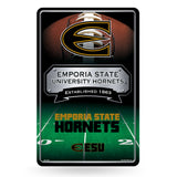 NCAA Emporia State Hornets Large Metal Sign Fan Gear NCAA Emporia State Hornets