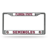 NCAA Florida State Seminoles Chrome License Plate Frame Fan Gear NCAA Florida State Seminoles