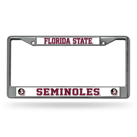 NCAA Florida State Seminoles Chrome License Plate Frame Fan Gear NCAA Florida State Seminoles