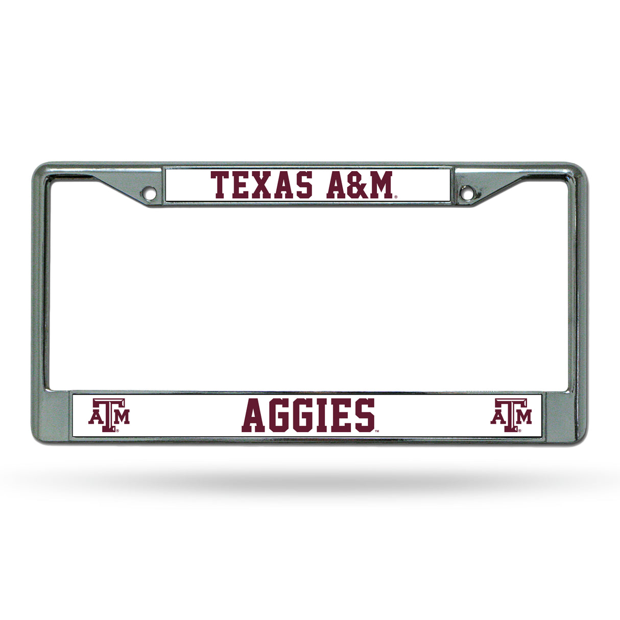 NCAA Texas A&M Aggies Chrome License Plate Frame Fan Gear NCAA Texas A&M Aggies