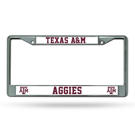 NCAA Texas A&M Aggies Chrome License Plate Frame Fan Gear NCAA Texas A&M Aggies
