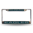 NFL Philadelphia Eagles Laser Cut Chrome License Plate Frame Fan Gear NFL Philadelphia Eagles