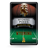NCAA Wyoming Cowboys Large Metal Sign Fan Gear NCAA Wyoming Cowboys