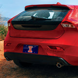 NCAA Illinois Fighting Illini Laser Cut Automobile Tag Fan Gear NCAA Illinois Fighting Illini