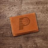 NHL Carolina Hurricanes Pecan Cowhide Tri-Fold Wallet Fan Gear NHL Carolina Hurricanes