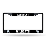 NCAA Kentucky Wildcats Black Chrome License Plate Frame Fan Gear NCAA Kentucky Wildcats