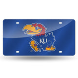 NCAA Kansas Jayhawks Laser Cut Automobile Tag Fan Gear NCAA Kansas Jayhawks