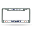 NFL Chicago Bears Chrome License Plate Frame Fan Gear NFL Chicago Bears
