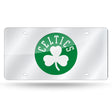 NBA Boston Celtics Laser Cut Silver License Plate Tag Fan Gear NBA Boston Celtics