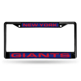 NFL New York Giants Laser Cut Chrome License Plate Frame Fan Gear NFL New York Giants