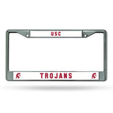 NCAA Southern California Trojans - USC Chrome License Plate Frame Fan Gear NCAA Southern California Trojans