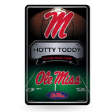 NCAA Mississippi Rebels - Ole Miss Large Metal Sign Fan Gear NCAA Mississippi Rebels