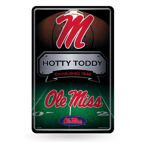 NCAA Mississippi Rebels - Ole Miss Large Metal Sign Fan Gear NCAA Mississippi Rebels