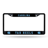 NCAA North Carolina Tar Heels Black Chrome License Plate Frame Fan Gear NCAA North Carolina Tar Heels