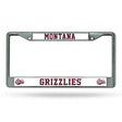 NCAA Montana Grizzlies Chrome License Plate Frame Fan Gear NCAA Montana Grizzlies