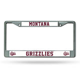 NCAA Montana Grizzlies Chrome License Plate Frame Fan Gear NCAA Montana Grizzlies
