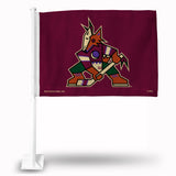 NHL Arizona Coyotes Car Flag Fan Gear NHL Arizona Coyotes