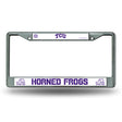 NCAA TCU Horned Frogs Chrome License Plate Frame Fan Gear NCAA TCU Horned Frogs