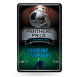 NFL Carolina Panthers Large Metal Sign Fan Gear NFL Carolina Panthers