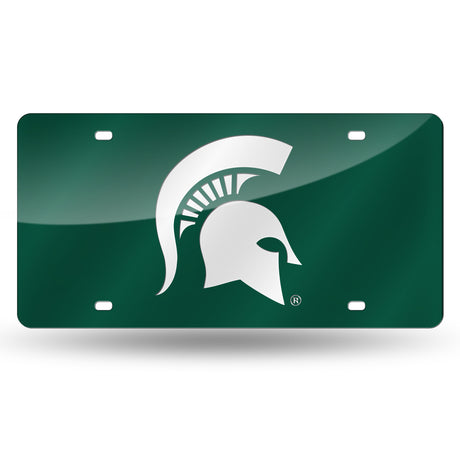NCAA Michigan State Spartans Laser Cut Automobile Tag Fan Gear NCAA Michigan State Spartans