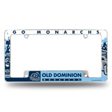 NCAA Old Dominion Monarchs All Over Chrome Frame Fan Gear NCAA Old Dominion Monarchs