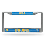 NCAA UCLA Bruins Chrome Glitter License Plate Frame Fan Gear NCAA UCLA Bruins