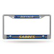 NHL Buffalo Sabres Chrome Glitter License Plate Frame Fan Gear NHL Buffalo Sabres