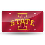 NCAA Iowa State Cyclones Laser Cut Automobile Tag Fan Gear NCAA Iowa State Cyclones