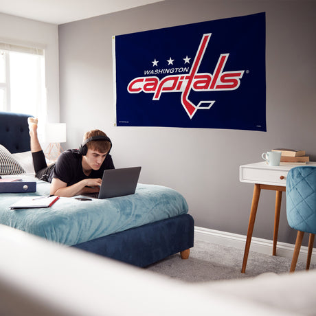 NHL Washington Capitals 3x5 Banner Flag Fan Gear NHL Washington Capitals
