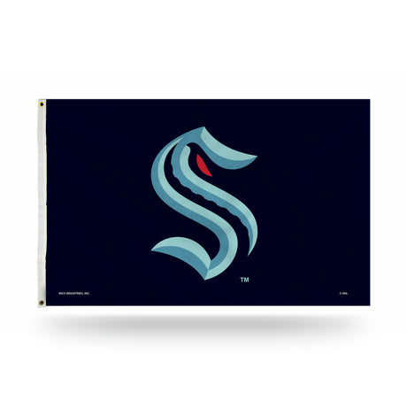 NHL Seattle Kraken 3x5 Banner Flag Fan Gear NHL Seattle Kraken