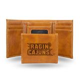 NCAA Louisiana-Lafayette Ragin Cajuns Laser Engraved Tri-Fold Wallet Fan Gear NCAA Louisiana-Lafayette Ragin Cajuns